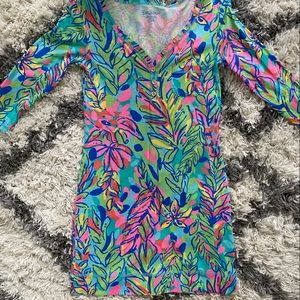 Lilly Pulitzer 3/4 sleeve T-Shirt Dress size XS